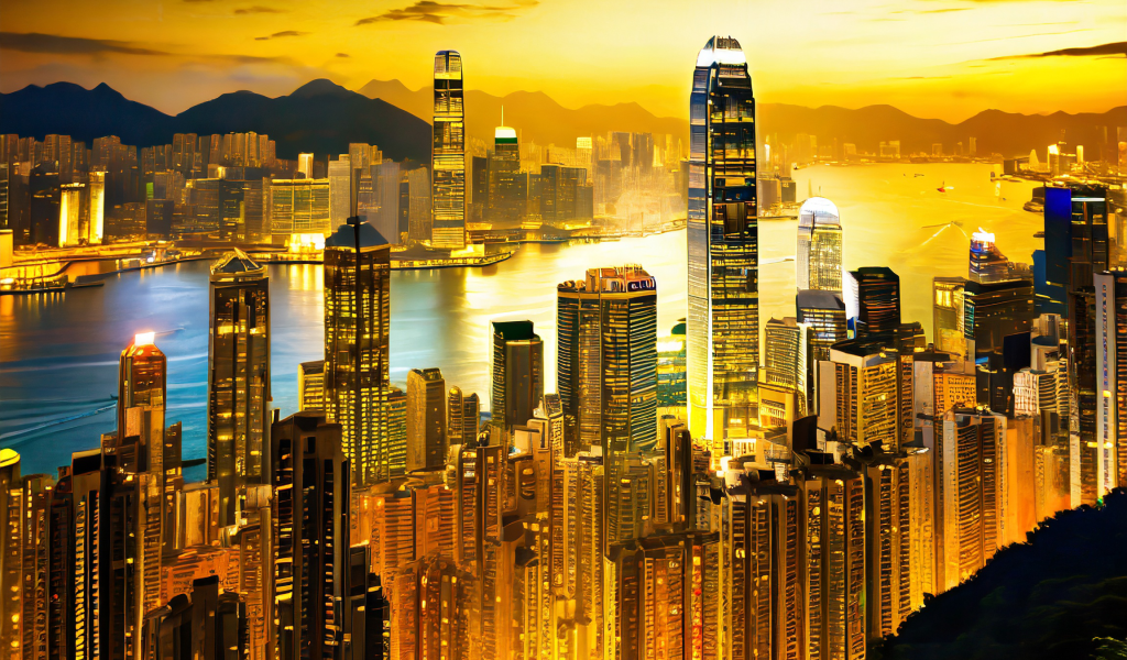 Firefly Hong Kong City Landscape 65097
