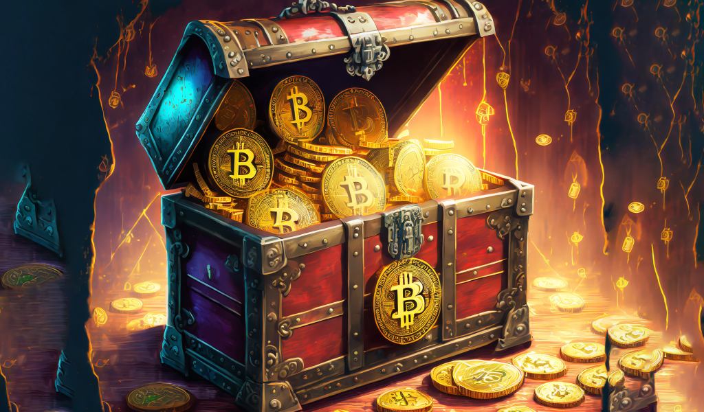 Firefly An Old Treasury Box Full Of Bitcoin Coins 28233