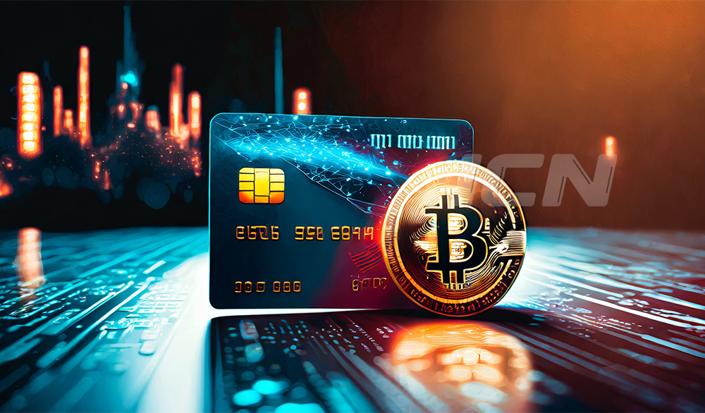 Firefly A Mastercard Credit Card Next To A Bitcoin Coin On The Table 79662