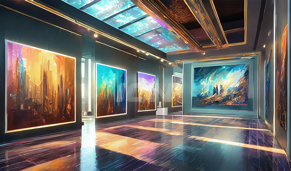 Firefly A Virtual Art Gallery With Paintings On The Walls In The Metaverse 68886