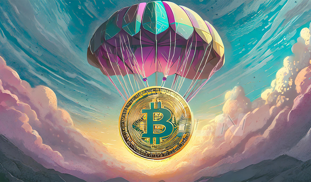 Firefly A Bitcoin Coin With A Parachute 38483