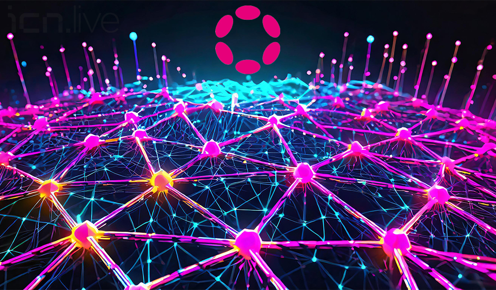 Firefly Decentralized Network Of Dots, Inter Connected, Chain Of Dots, Digital Style 70663