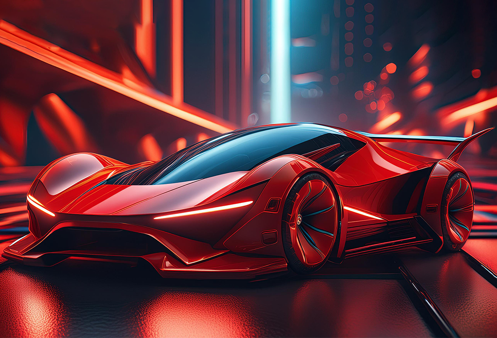 Firefly A Supersport Red Car, Futuristic Design, Electric Car, Luxury And Clean 45614 Ok