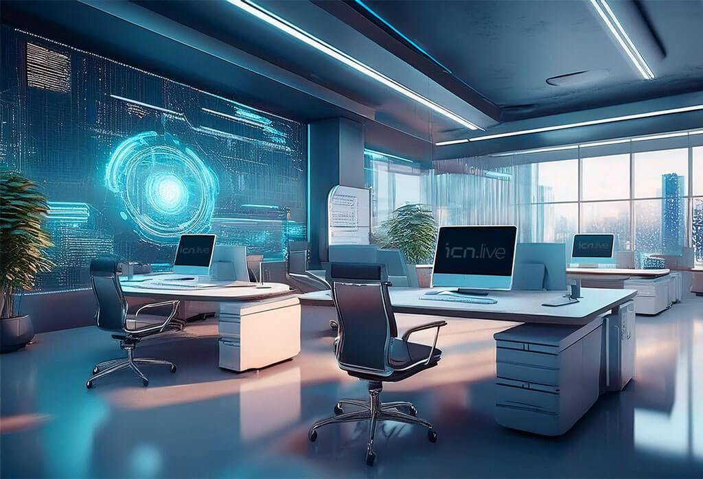 Firefly A Work Place. Sharing Office Concept, Futuristic Design, High Tech Center 62323 (1)