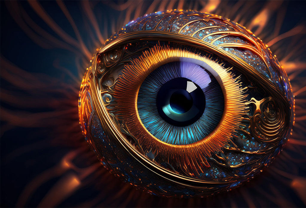 Firefly An Eyeball In 4d Render Made Of Copper Wiring And Charcoal In Hyperspectral Tones In 8k 2324d (1)