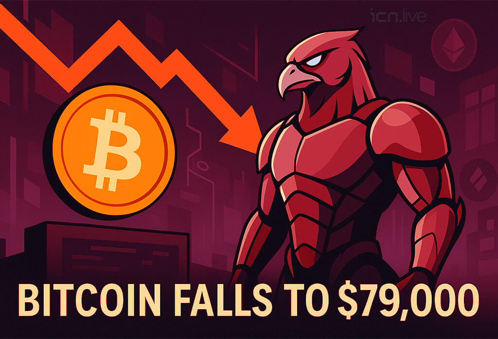 Bitcoin falls to $79,000