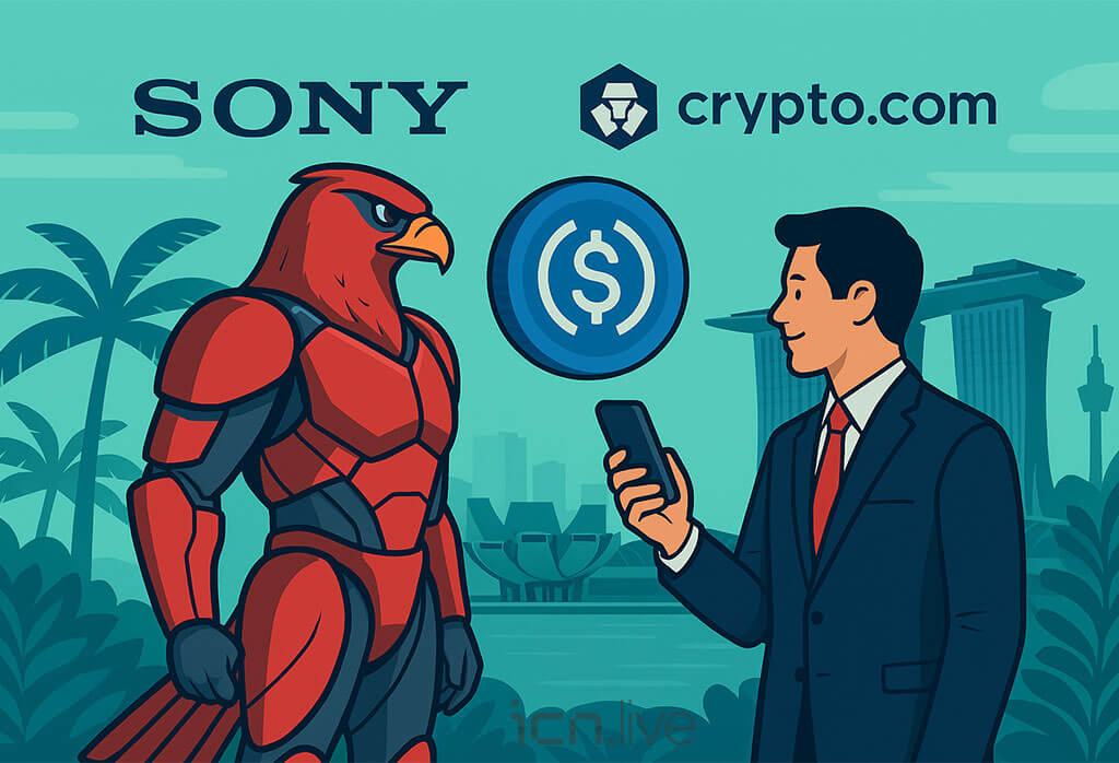 Crypto.com partnership with Sony Singapore