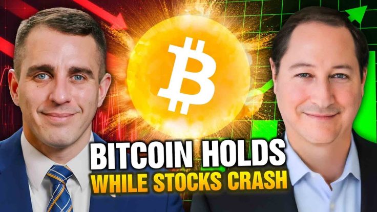 Image for: Bitcoin Holds Strong As Stocks CRASH