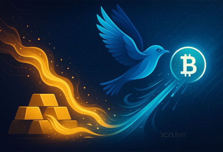 Bluebird converts gold to Bitcoin