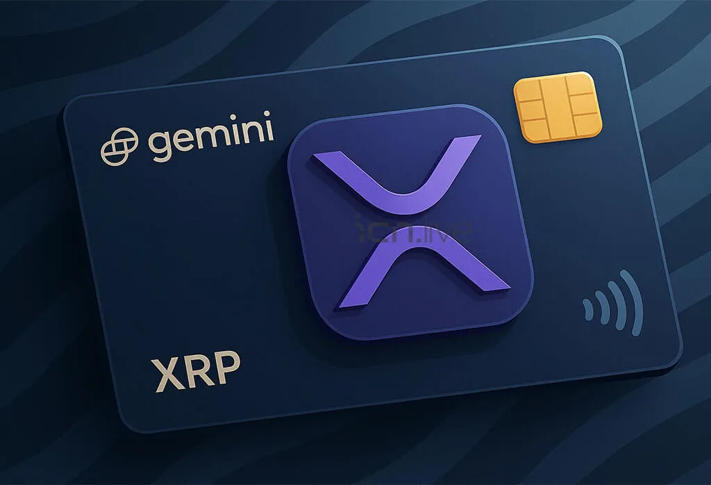 XRP credit card by Gemini