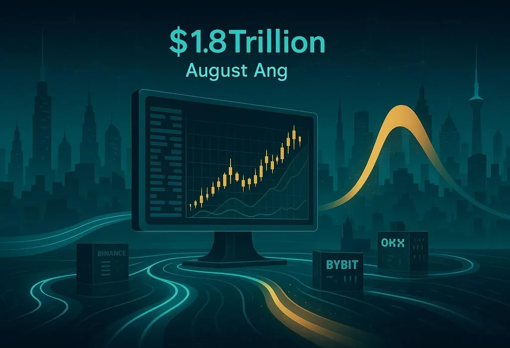 Crypto exchange volume reached