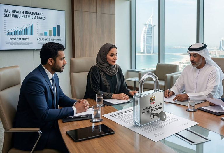 UAE health insurance premium lock